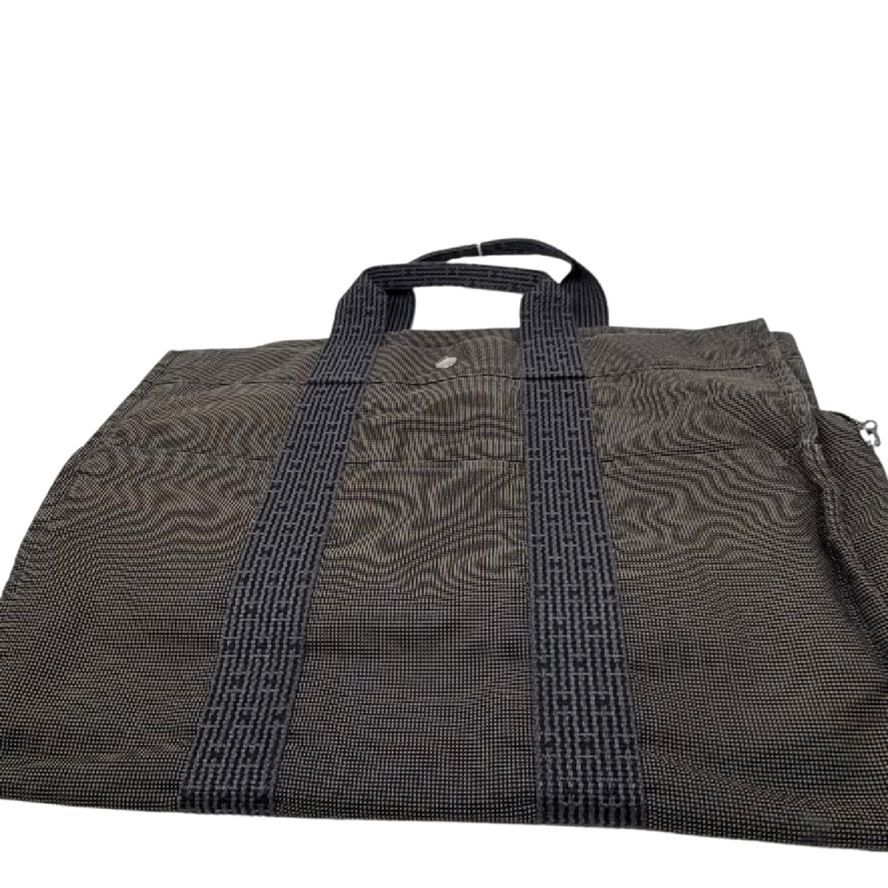 Hermès Fourre Tout Gray Canvas Tote Bag